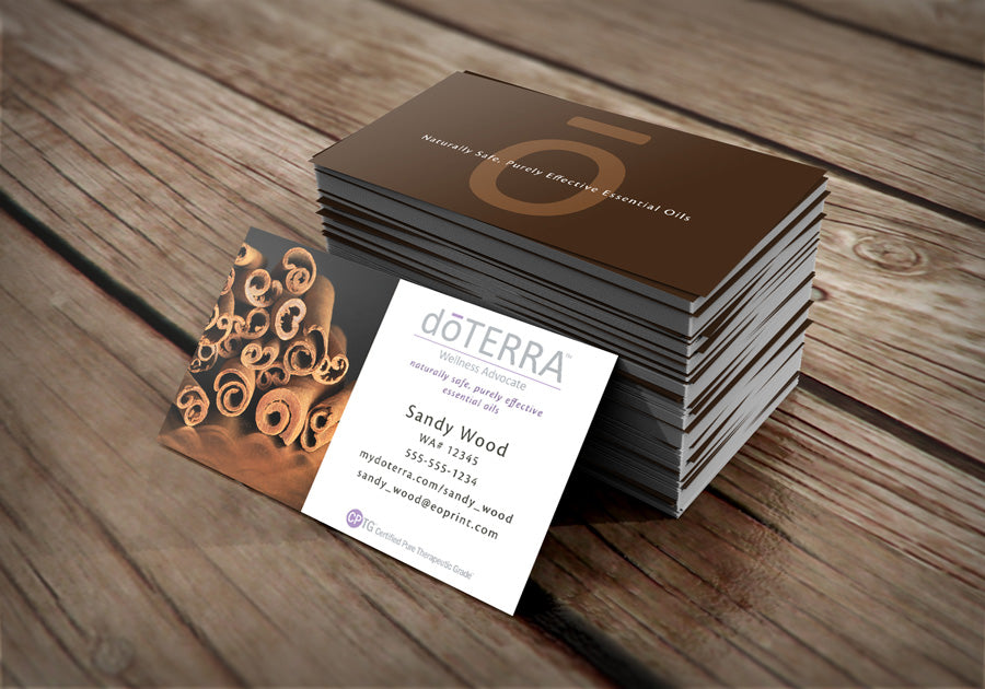 Simple Plant doTERRA Business Cards