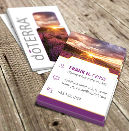 Nature Silhouette doTERRA Business Cards