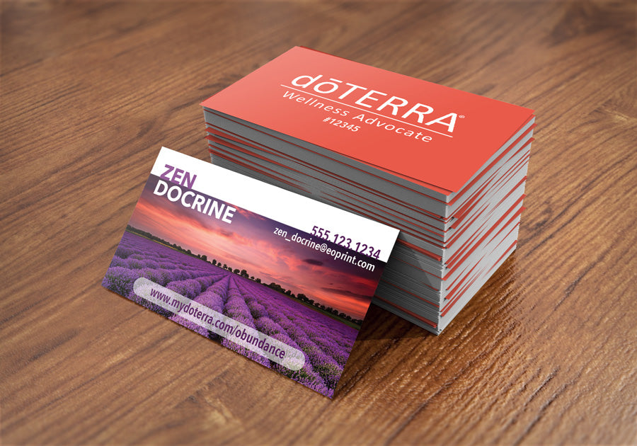 Lavender Fields doTERRA Business Cards