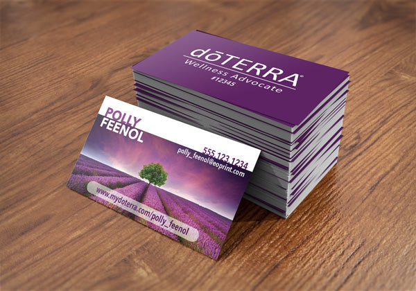 Lavender Fields doTERRA Business Cards