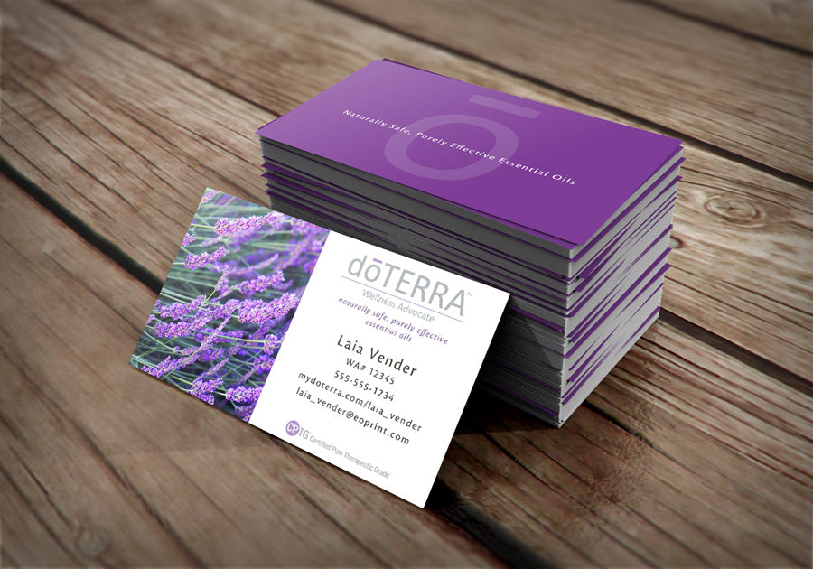 Simple Plant doTERRA Business Cards