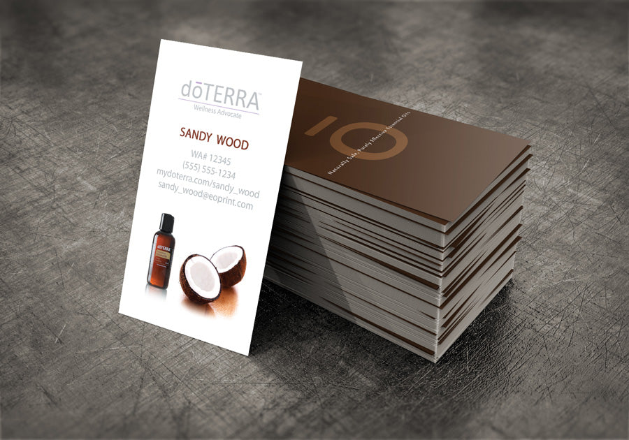 Minimalist Plants doTERRA Business Cards