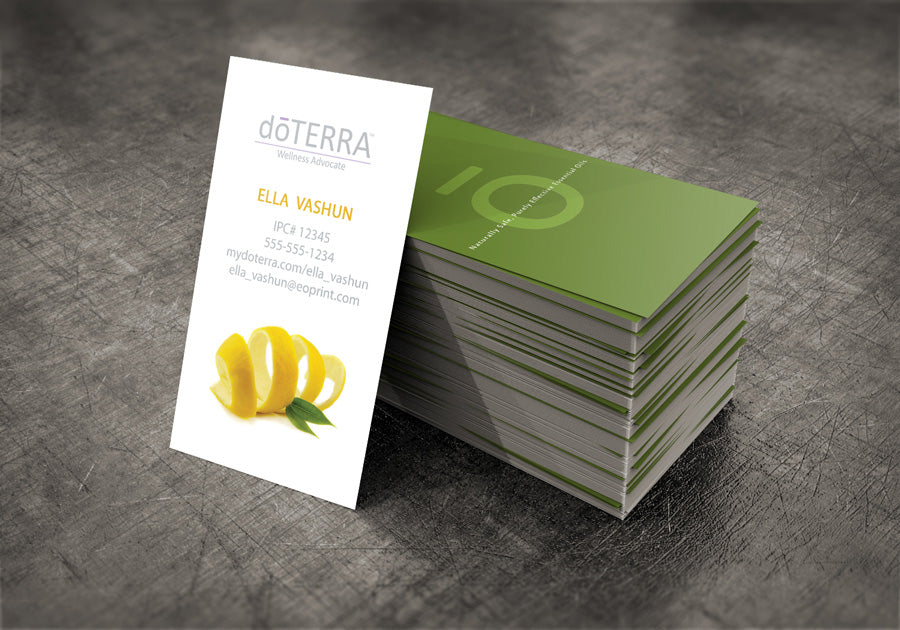 Minimalist Plants doTERRA Business Cards