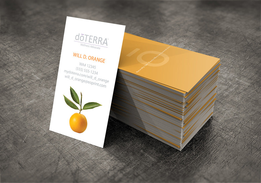 Minimalist Plants doTERRA Business Cards