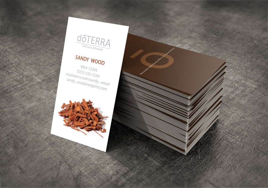 Minimalist Plants doTERRA Business Cards